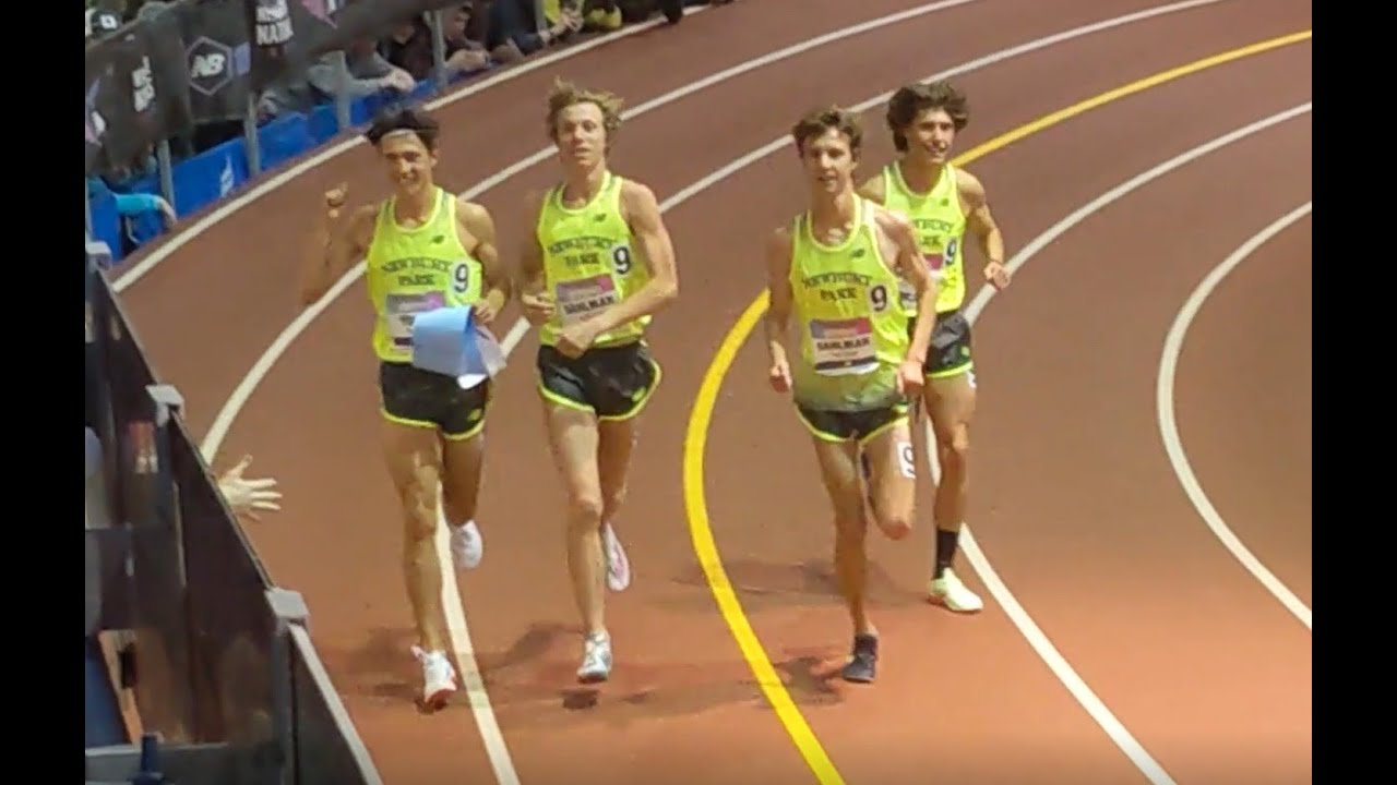 Newbury Park 4 x Mile National Record FULL RACE Armory Track and Field