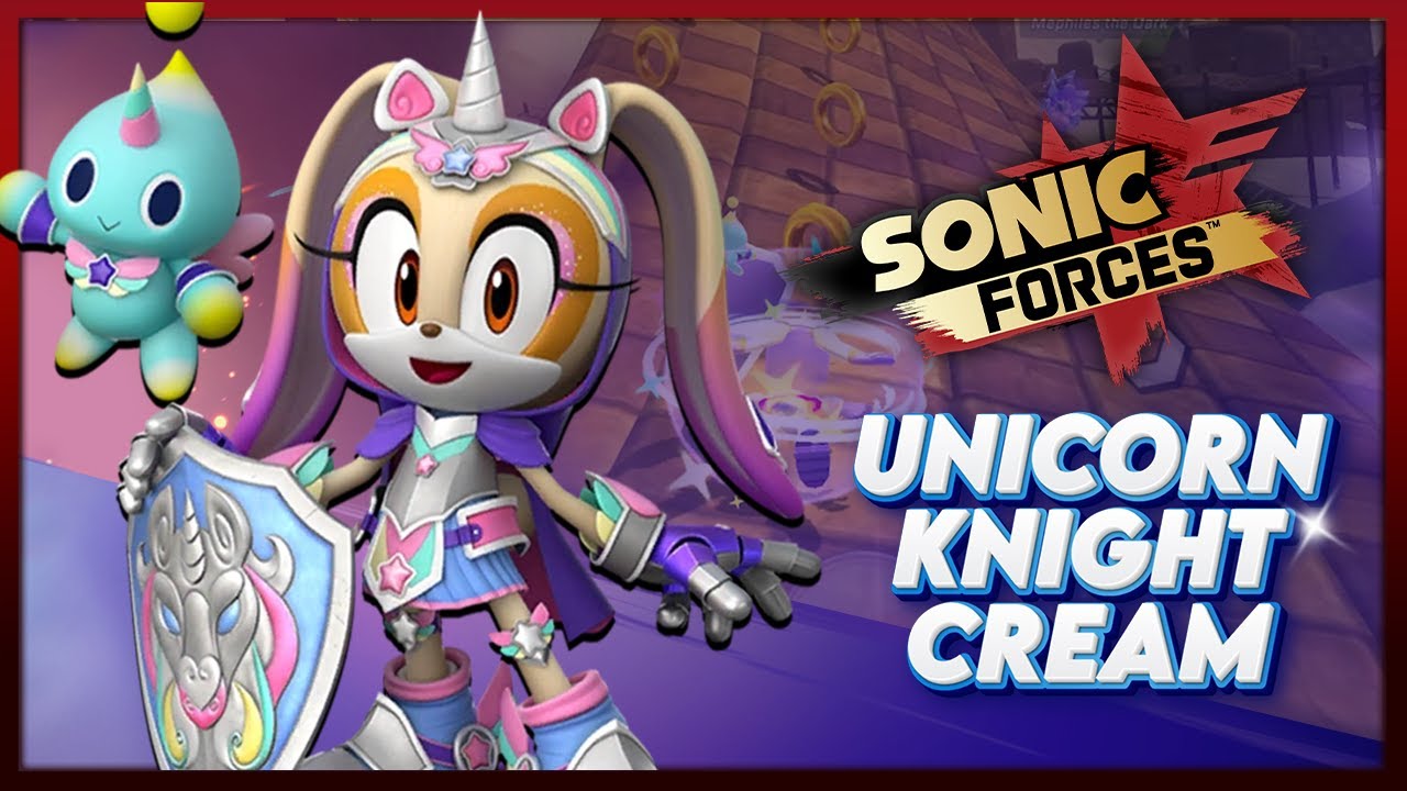 Sonic Forces: Speed Battle - Unicorn Knight Cream 🛡️ (Lvl. 1-5) Gameplay Showcase