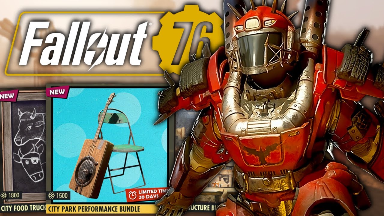 NEW Atomic Shop Update! City Park Bundle Showcase & Review | Fallout 76