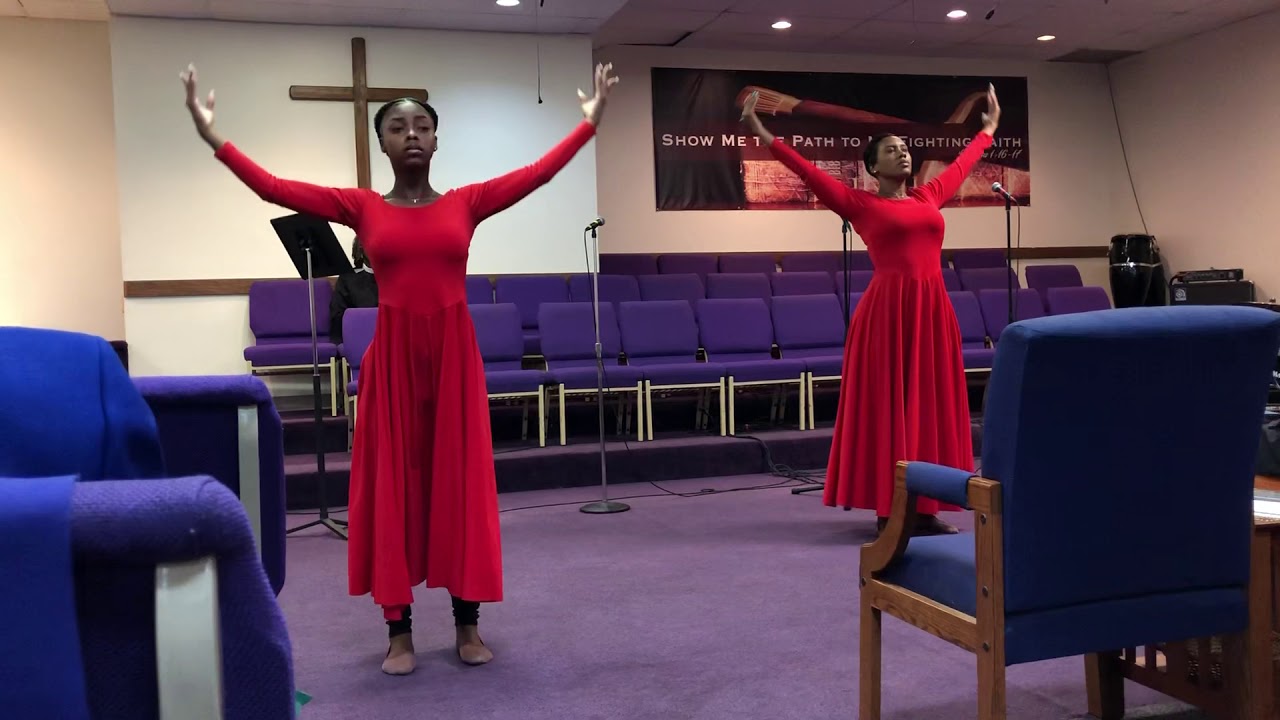 Praise Dancers at Grandma Funeral