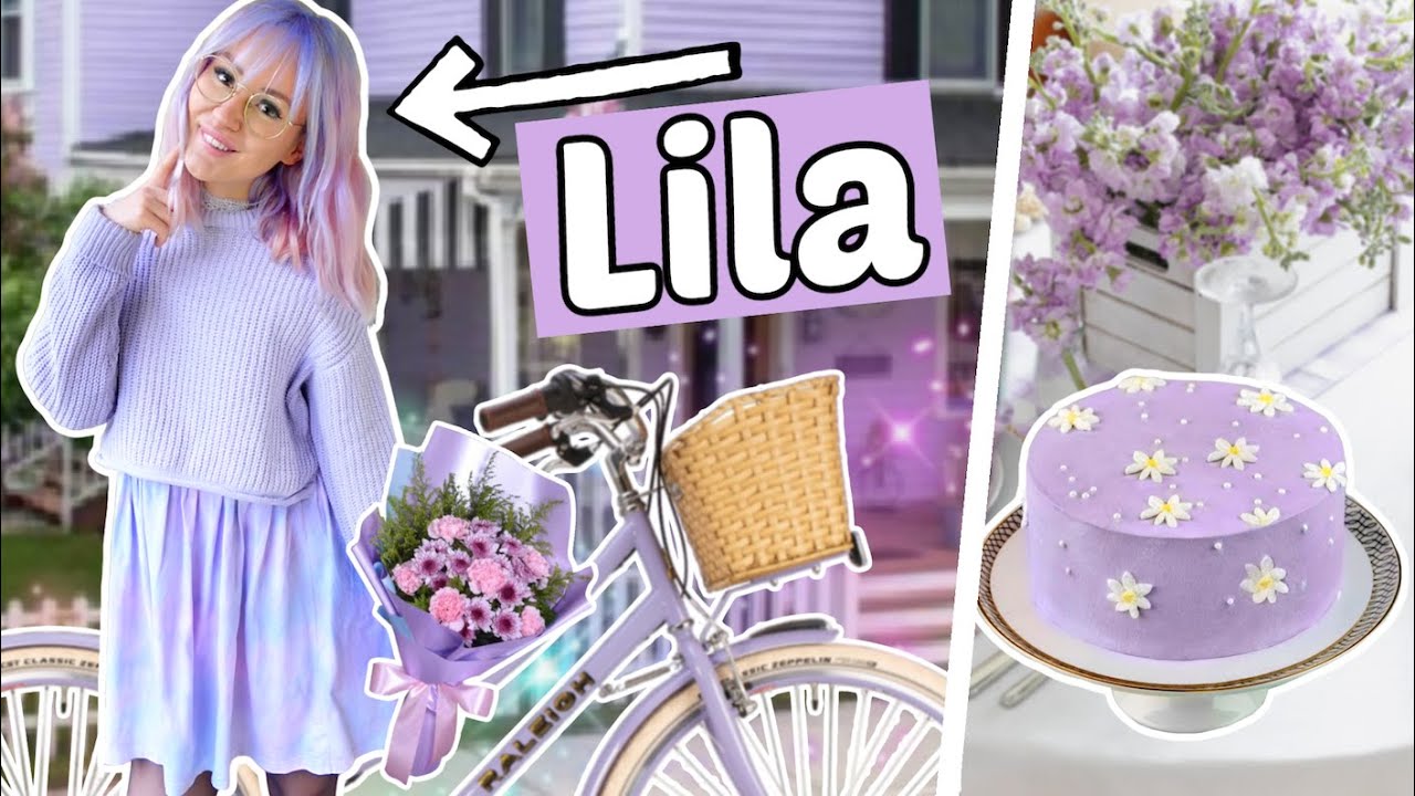 Nur EINE Farbe für 24 Stunden 😈  LILA leben Challenge | ViktoriaSarina