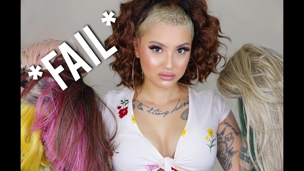 my MAJOR FAIL wig collection