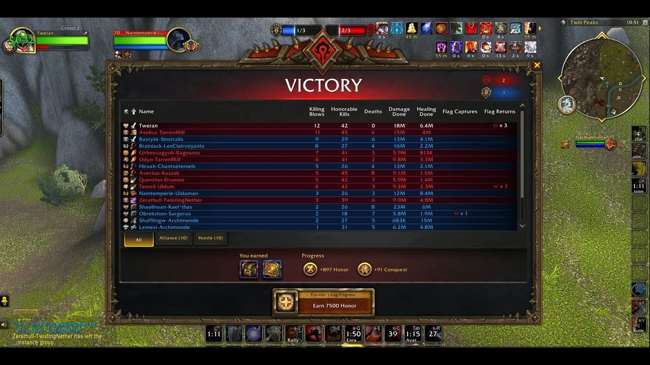 I am back! GO Hellscream! Brutal Random Battleground Fury Warrior - WoW Dragonflight PvP
