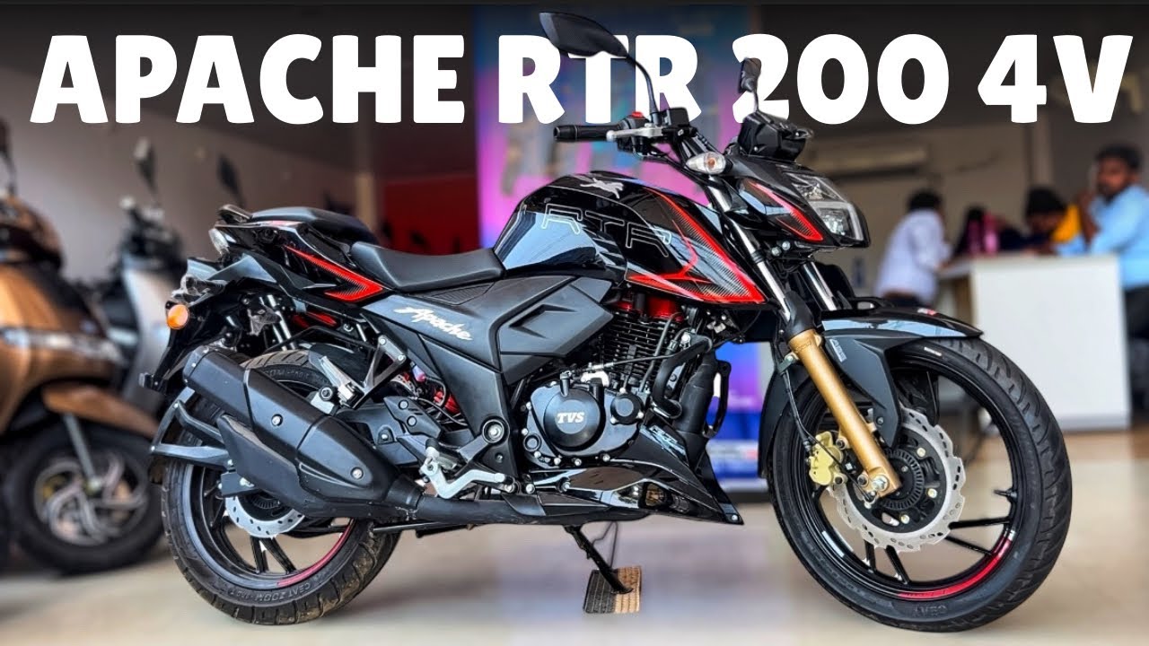 Fastest 200cc Motorcycle in India 💀Really? 2025 TVS Apache RTR 200 4V Detailed Review