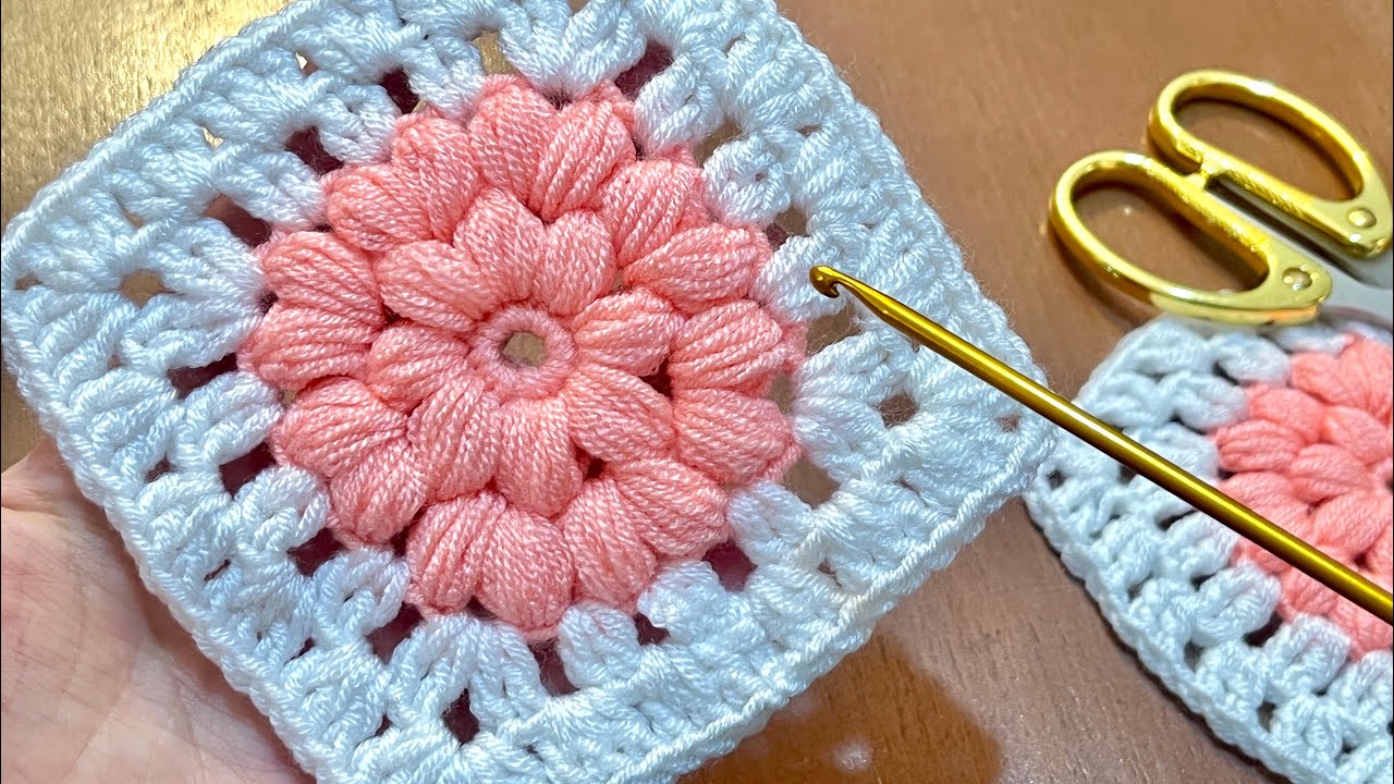 How to Crochet a Starburst Granny Square for Beginners | Step-by-Step Crochet Tutorial