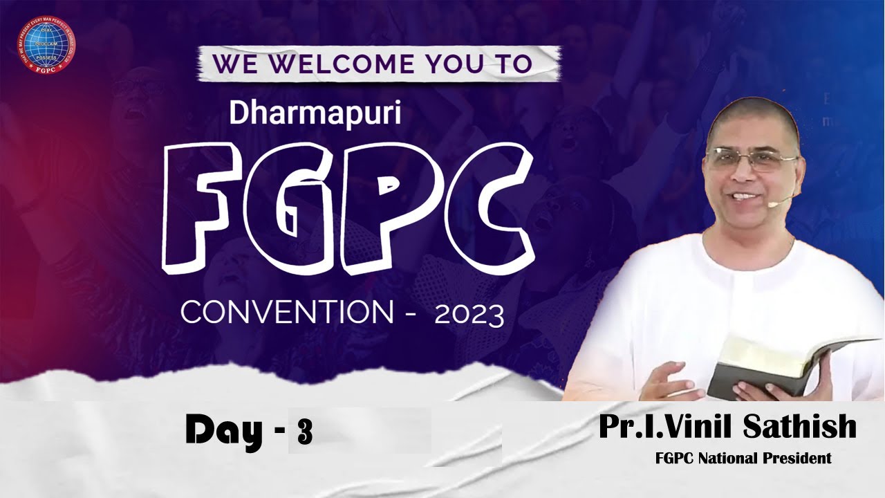 🔴Live | F.G.P.C Dharmapuri Circle Convention I Day - 3 Evening | Pr.I.Vinil Sathish | Living VoiceTV
