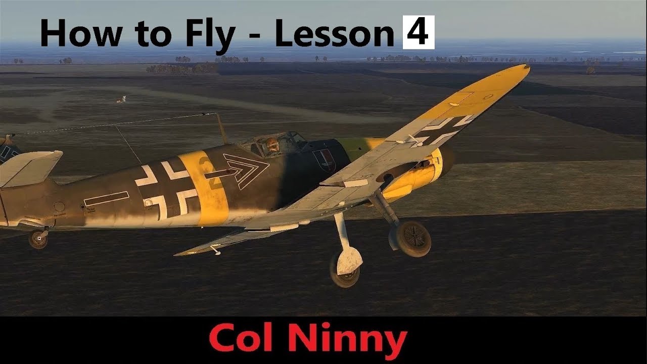 (16) IL-2 How to Fly Lesson 4 - YAW Control and Turns
