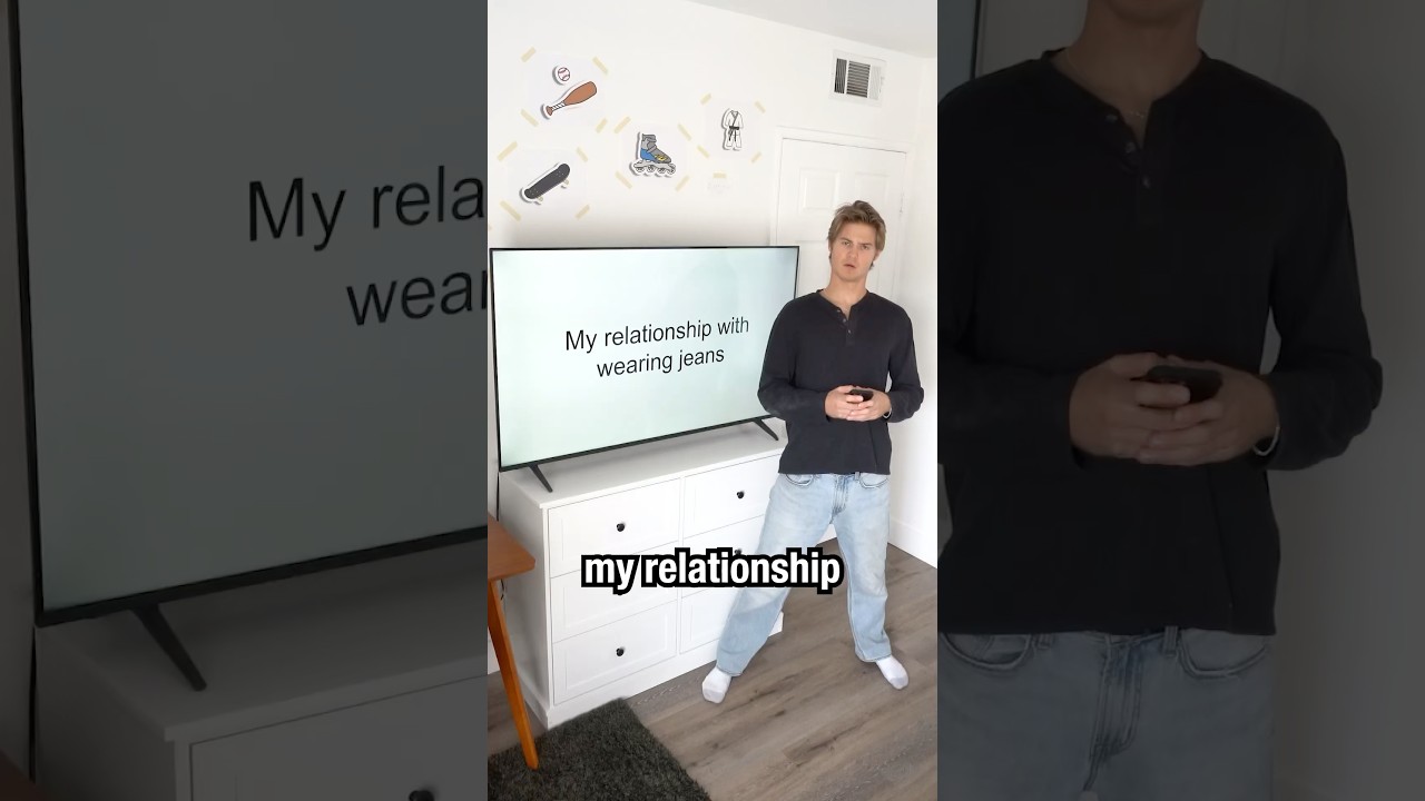 My relationship with wearing jeans