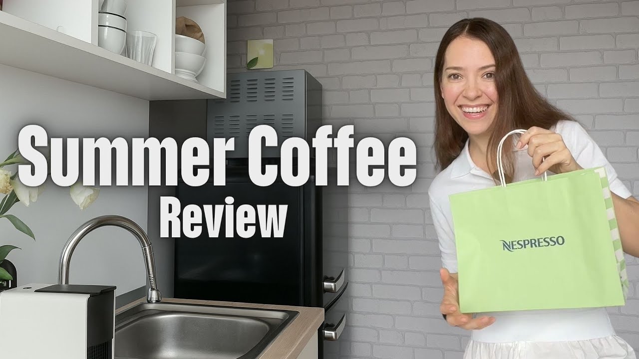Nespresso Vanilla Pistachio Over Ice 🌿 | Summer Capsule Review & Iced Coffee Recipe