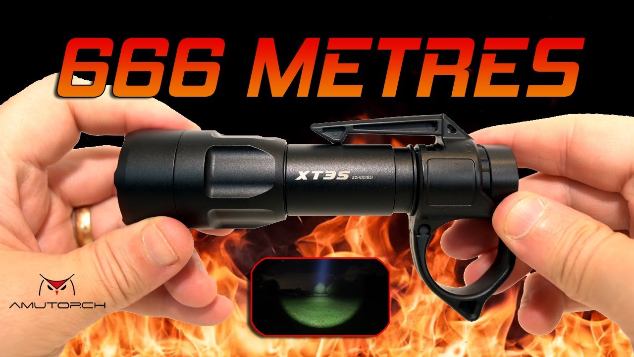 AMUTORCH XT35 - Compact EDC flashlight with an insane 666 metre beam distance!!!