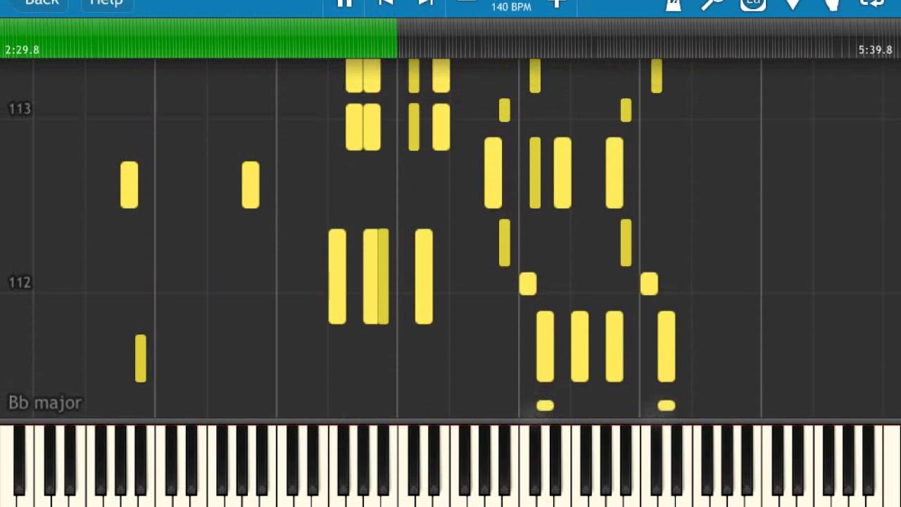 하울의 움직이는성Ost "인생의 회전목마" (synthesia)