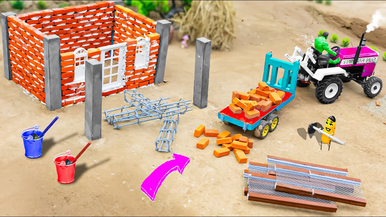 diy mini truck house building construction science project ‪‪@sanocreator‬ #2