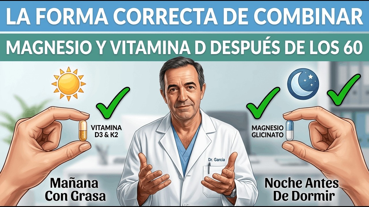 El error de oro al tomar suplementos después de los 60: ¡Cambia tu rutina hoy mismo!
