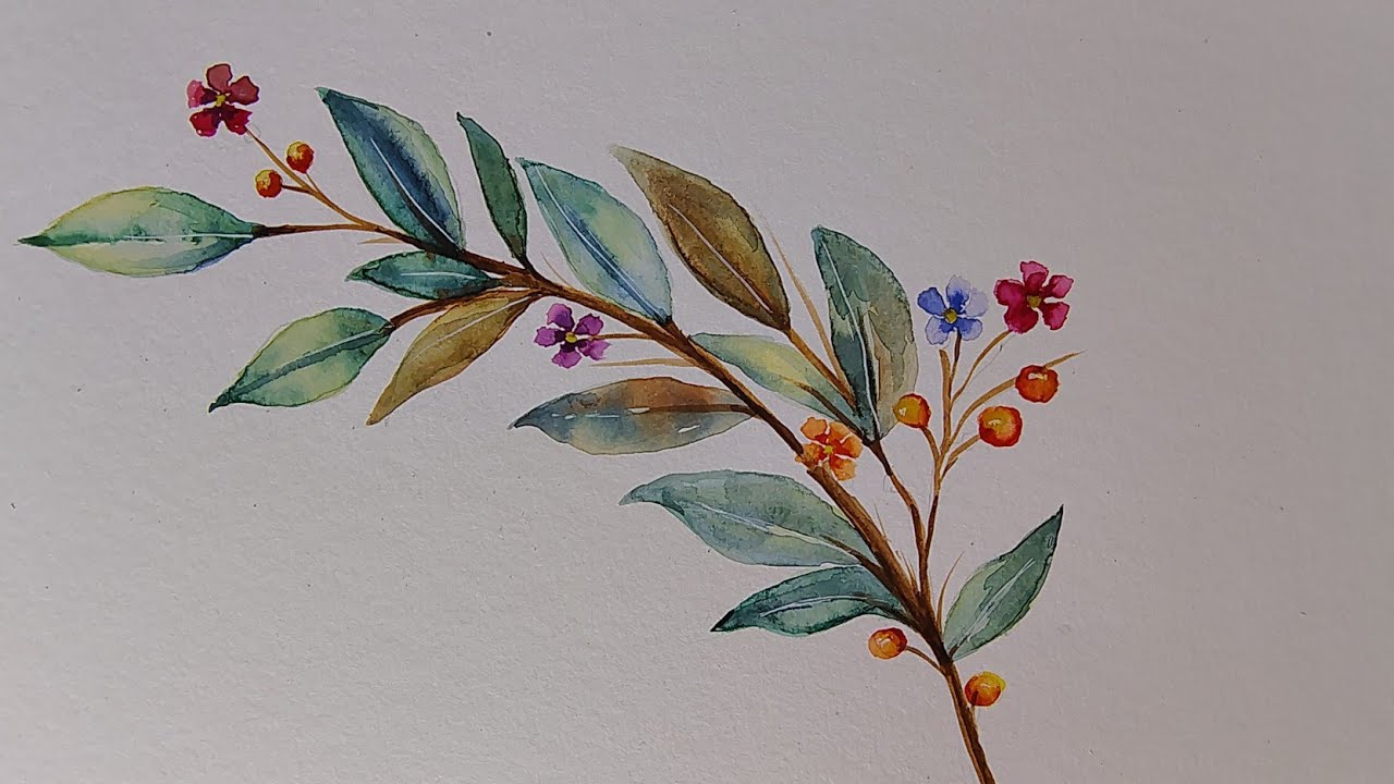 Aquarela sobre papel 