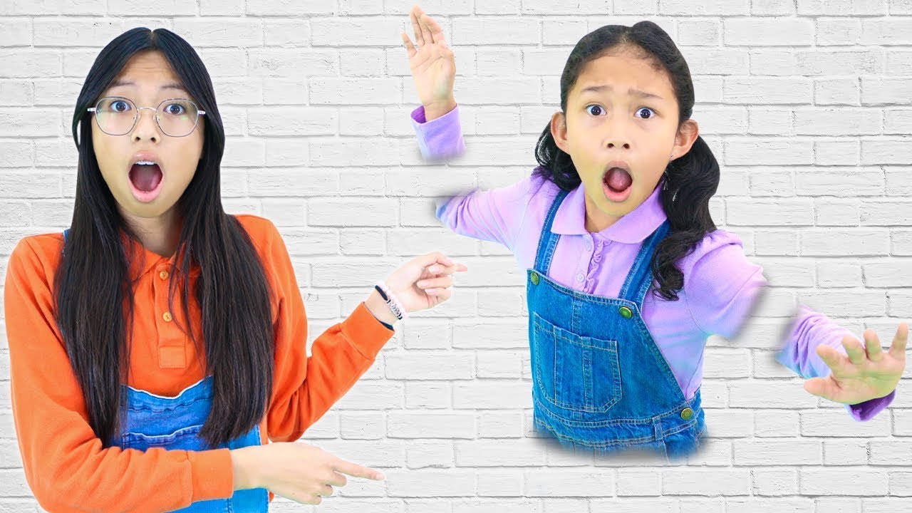 Wendy & Andrea's Magical Wall-Walking Hide and Seek Adventure