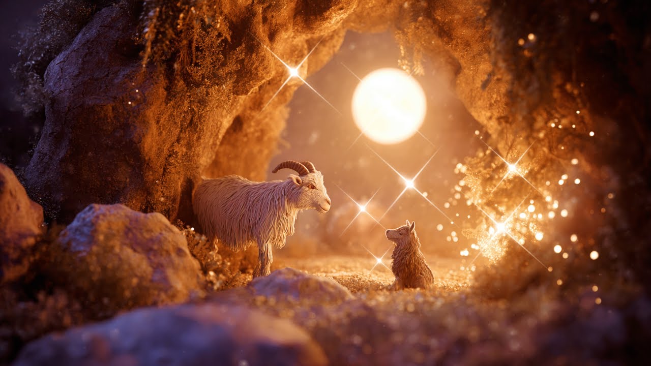 The Clever Goat and the Hungry Jackals 🐐✨ | A Powerful Moral Fairy Tale about Wisdom and Courage