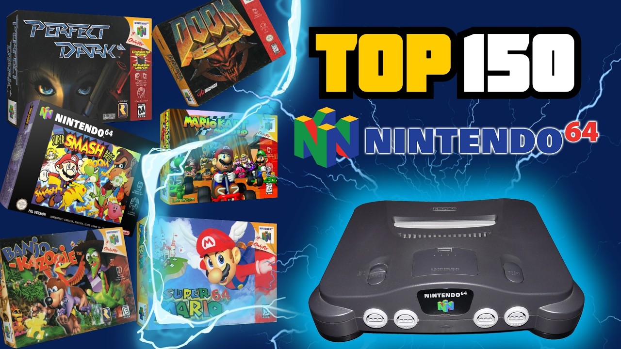Top 150 Best Nintendo 64 games of all time | Best N64 Games