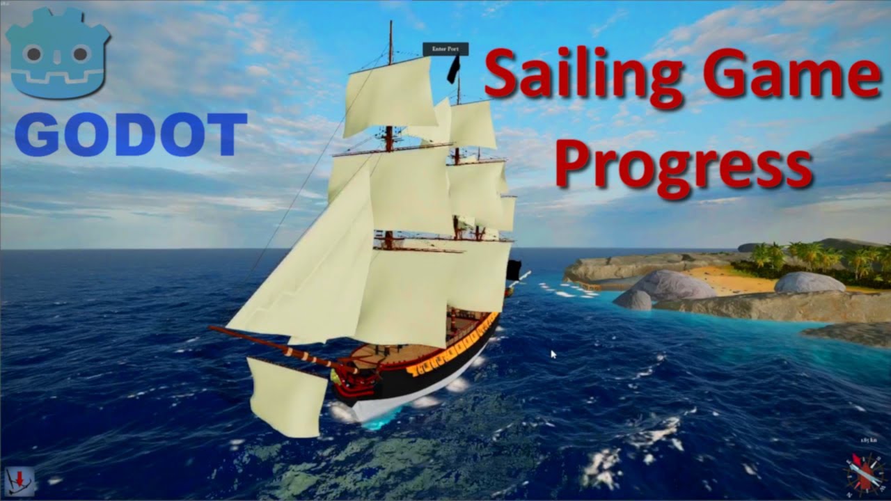 Sailing Game in Godot 4.4 prototyping