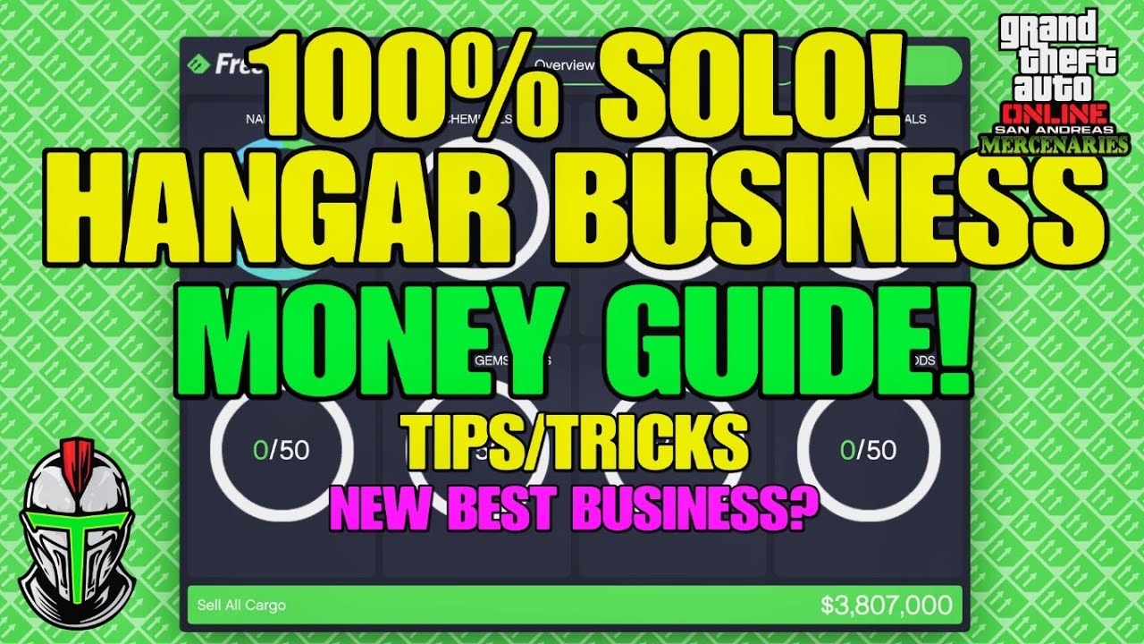 GTA Online: 100% SOLO руководство по деньгам в бизнесе ангара!