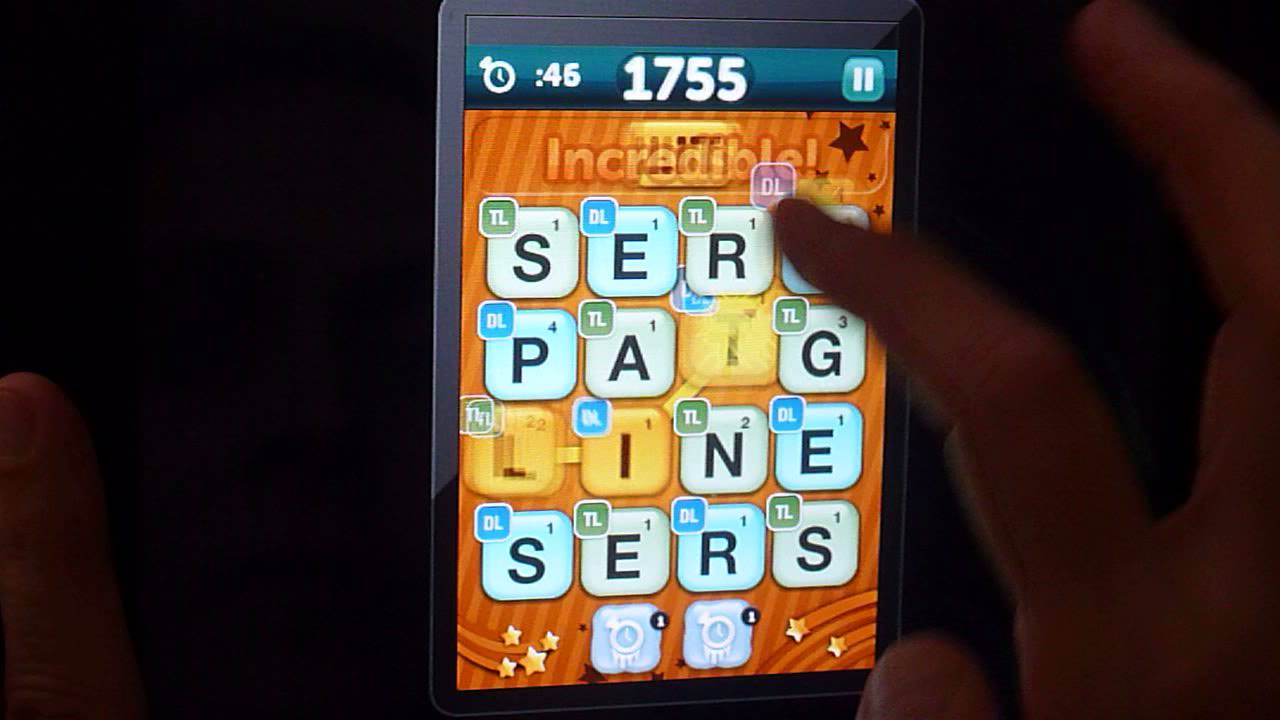 Scramble With Friends over 200 words in one round