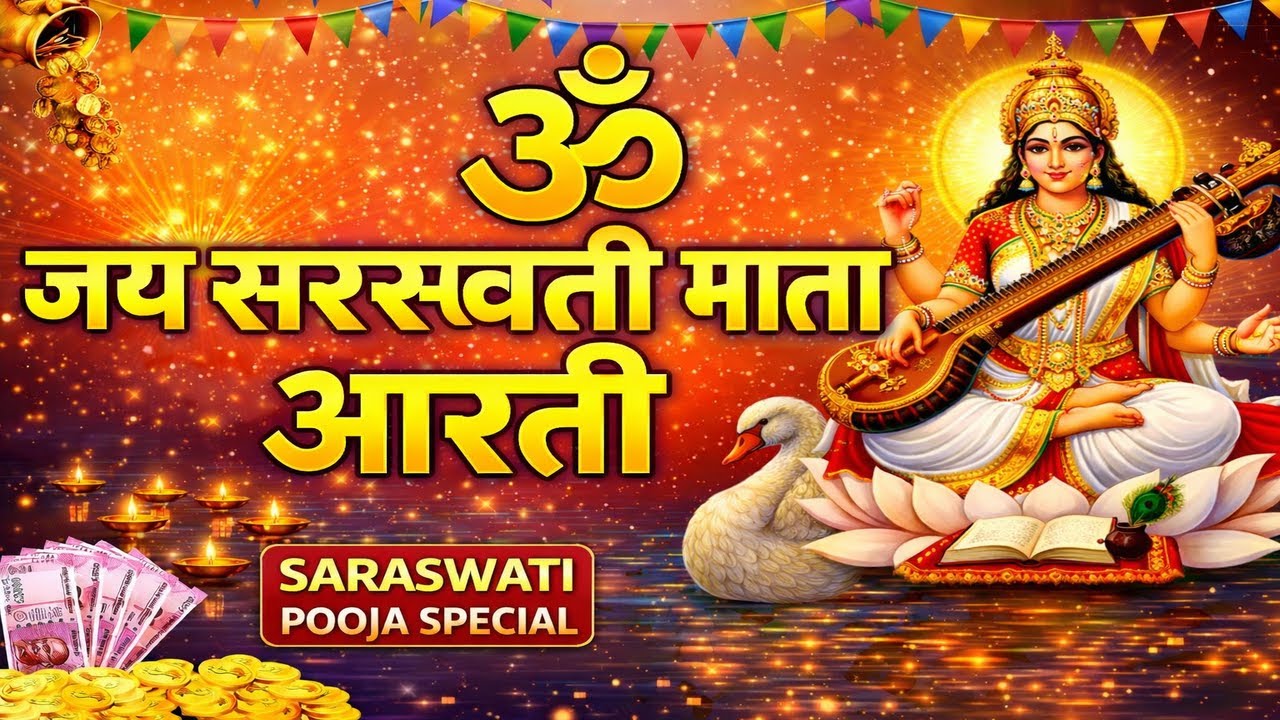 Om Jai Saraswati Mata Aarti | ॐ जय सरस्वती माता | Saraswati Mata Aarti | Vasant Panchami Special