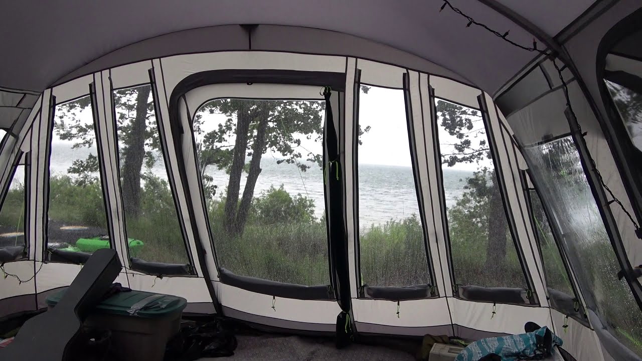 Best Tent - Camping In The Rain (In USA) Beginning (Outwell Montana 6P Tent)