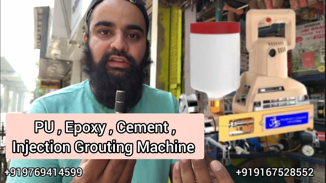 All in one Machine PU Injection Grouting | Cement Injection Grouting | Epoxy Injection Grouting 🇮🇳💯😍