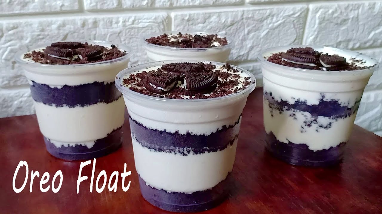 Oreo Float In a Cup Recipe | How to Make Oreo float in a cup Recipe
