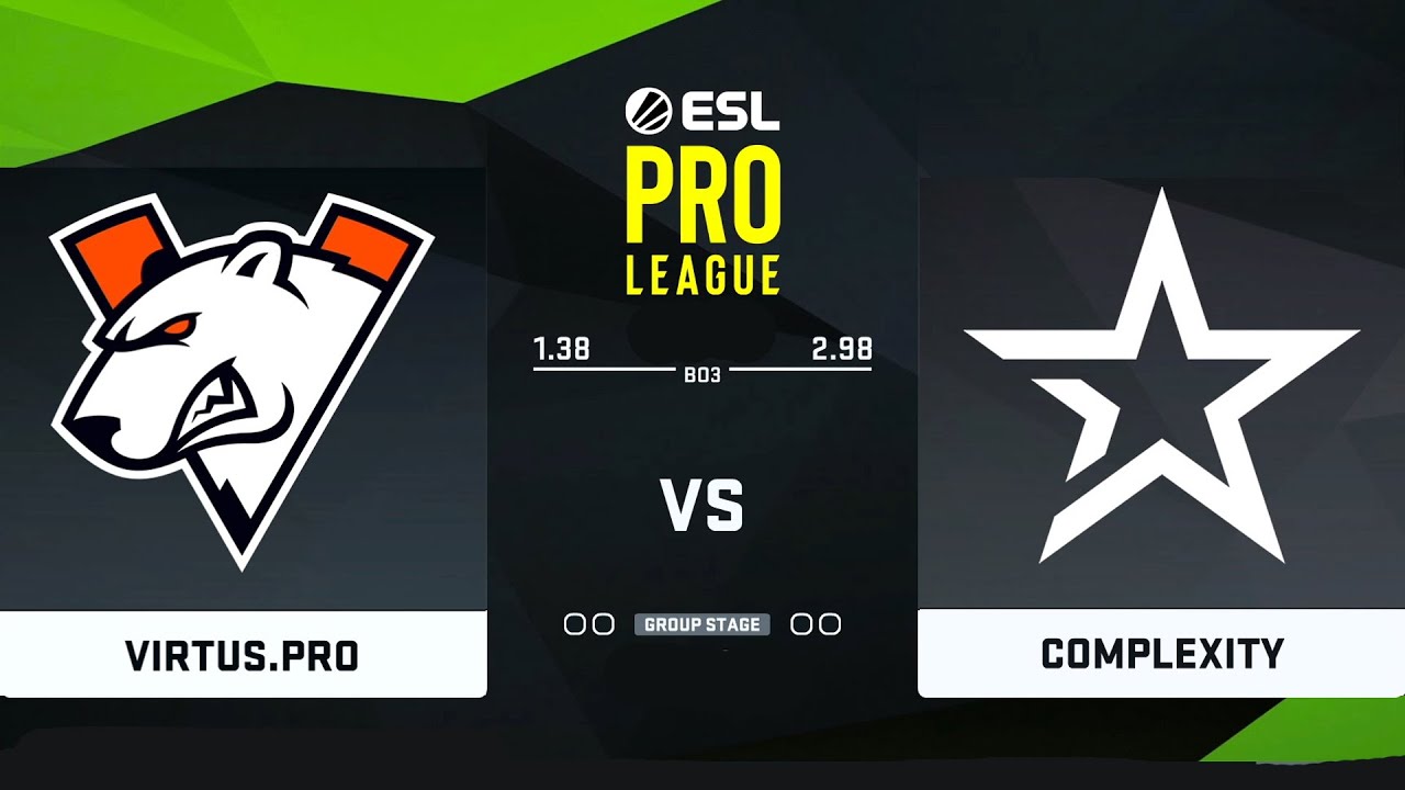 🔴  RU   Virtus pro vs Complexity BO3  ESL Pro League Season 14