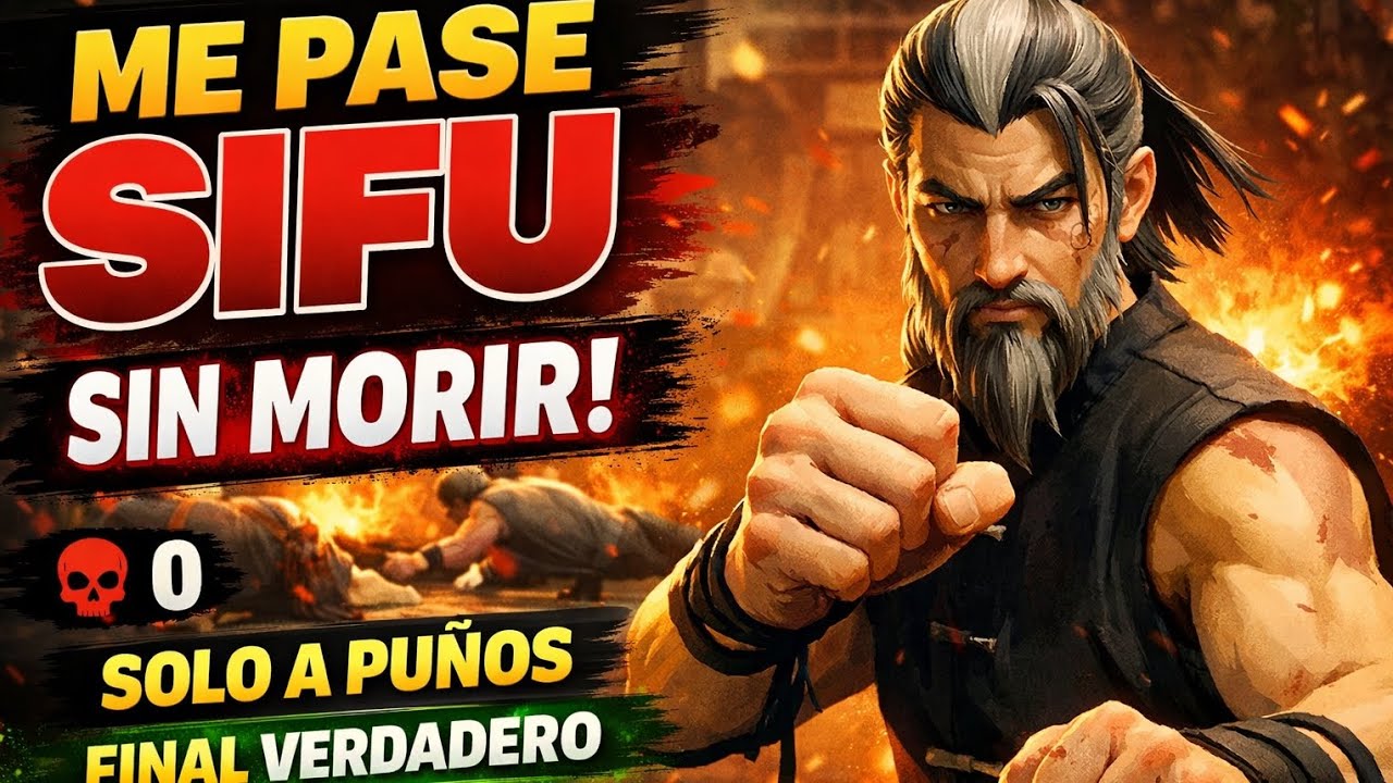 ME PASÉ SIFU SIN MORIR, SOLO A PUÑOS Y CON FINAL VERDADERO. 