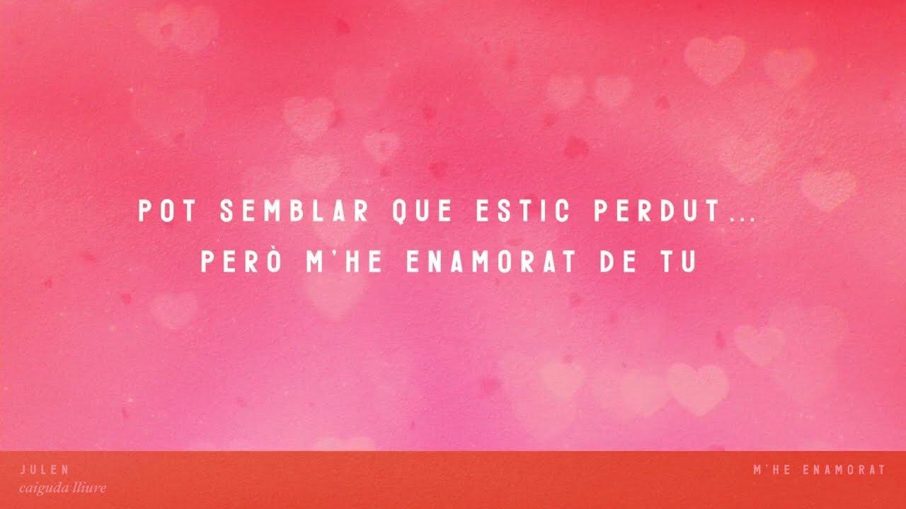 Julen - M'he Enamorat (LYRIC VIDEO)