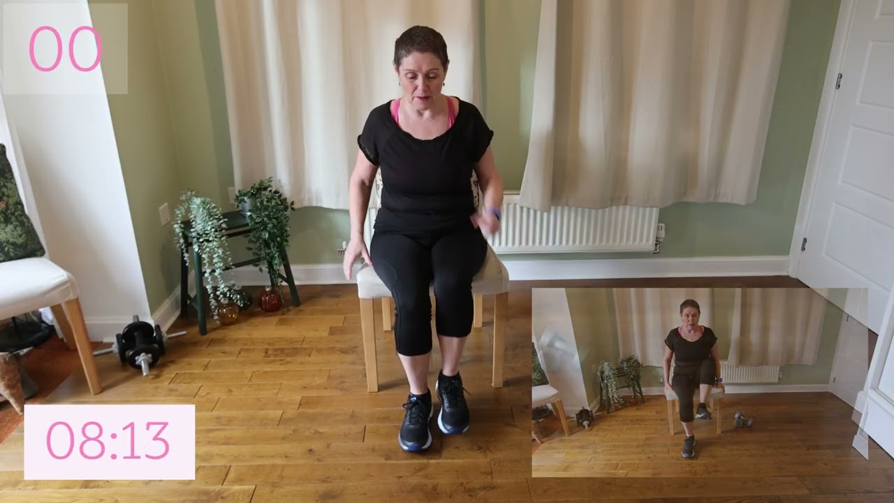 ❓Want Stronger legs all from the comfort of your chair?  Then this routine is for YOU! ☑️