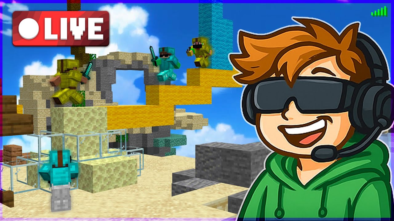 Minecraft Bedwars And Some Mini Games With Subscribers play with me With HandCam