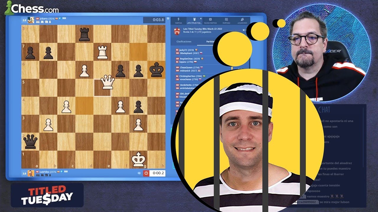 ❗ JAMÁS PERDONARÉ al GM IBARRA por esto (Titled Tuesday Ronda 3)