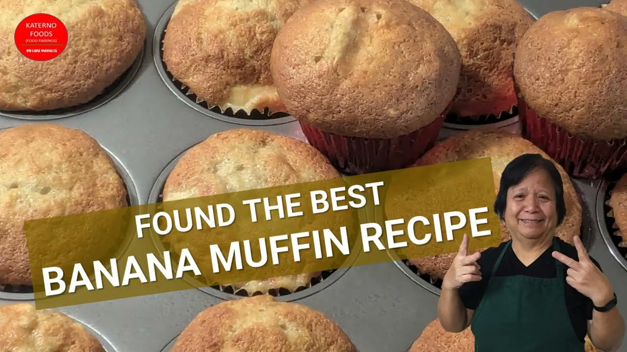 I FOUND THE BEST BANANA MUFFIN RECIPE