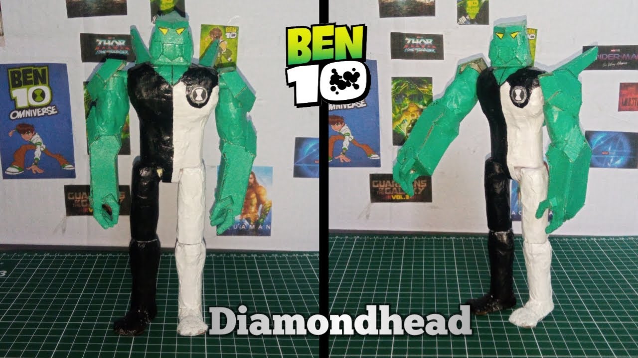 How To Make Diamondhead Action Figure ||Ben 10 Classic ||