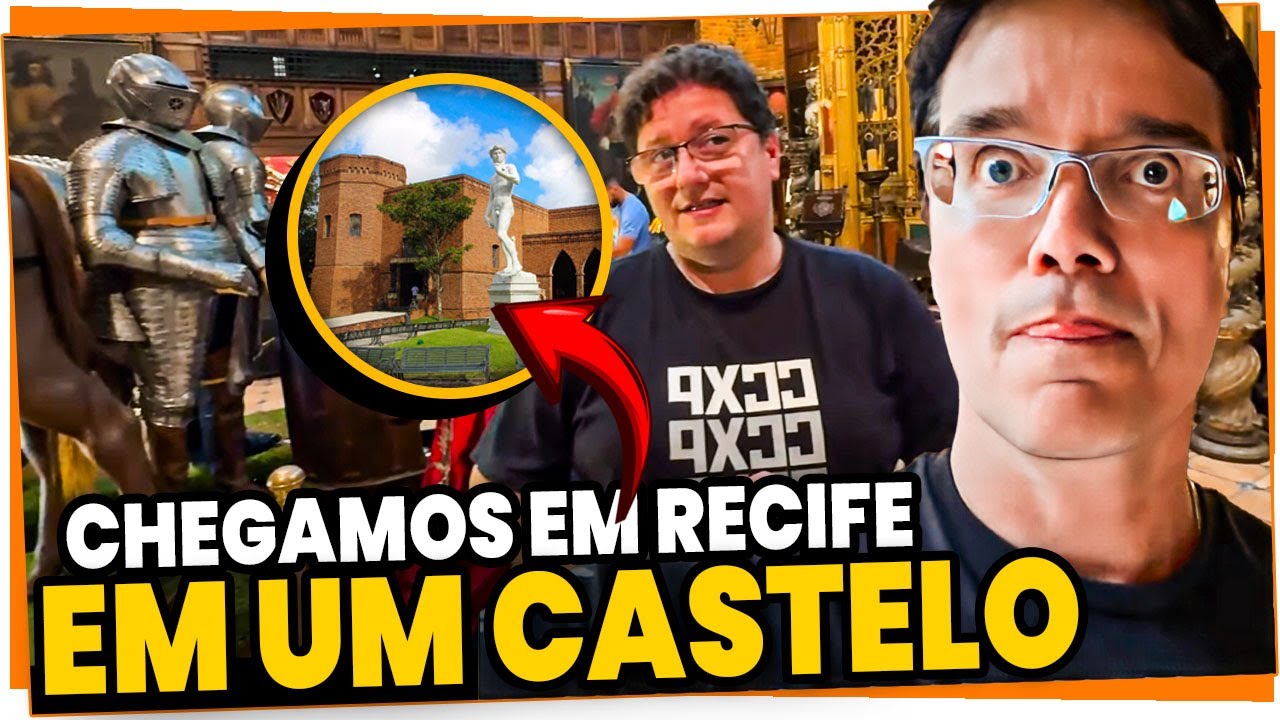 VOLTAMOS PARA O BRASIL! FOMOS VISITAR UM CASTELO EM RECIFE [Instituto Brennand]