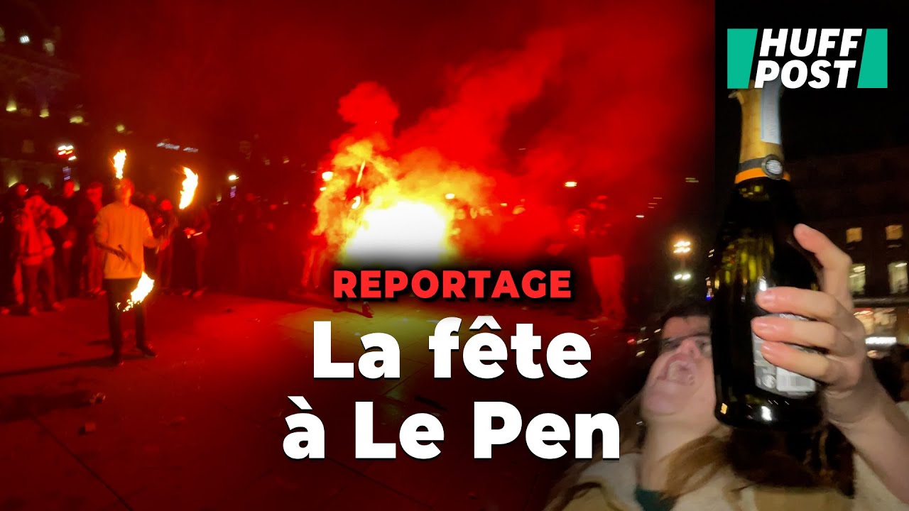 La mort de Jean-Marie Le Pen célébrée à Paris avec champagne et fumigènes