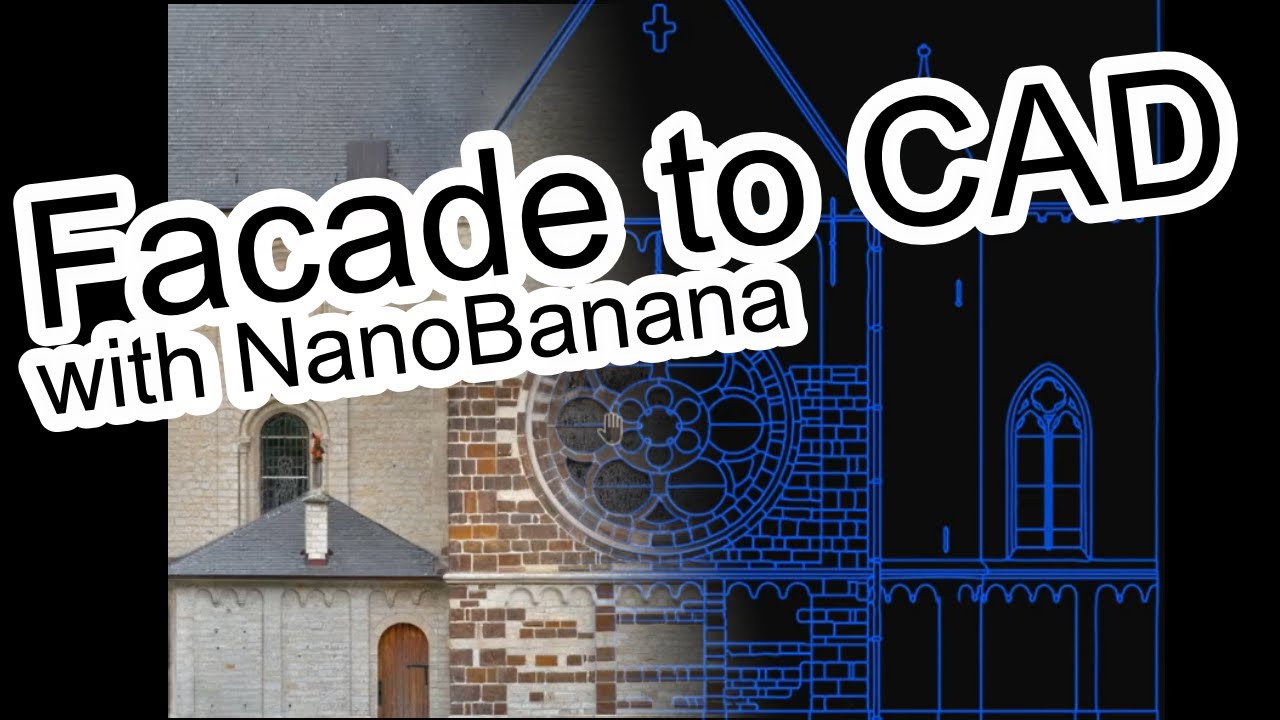Nano Banana for facade elevation to CAD!