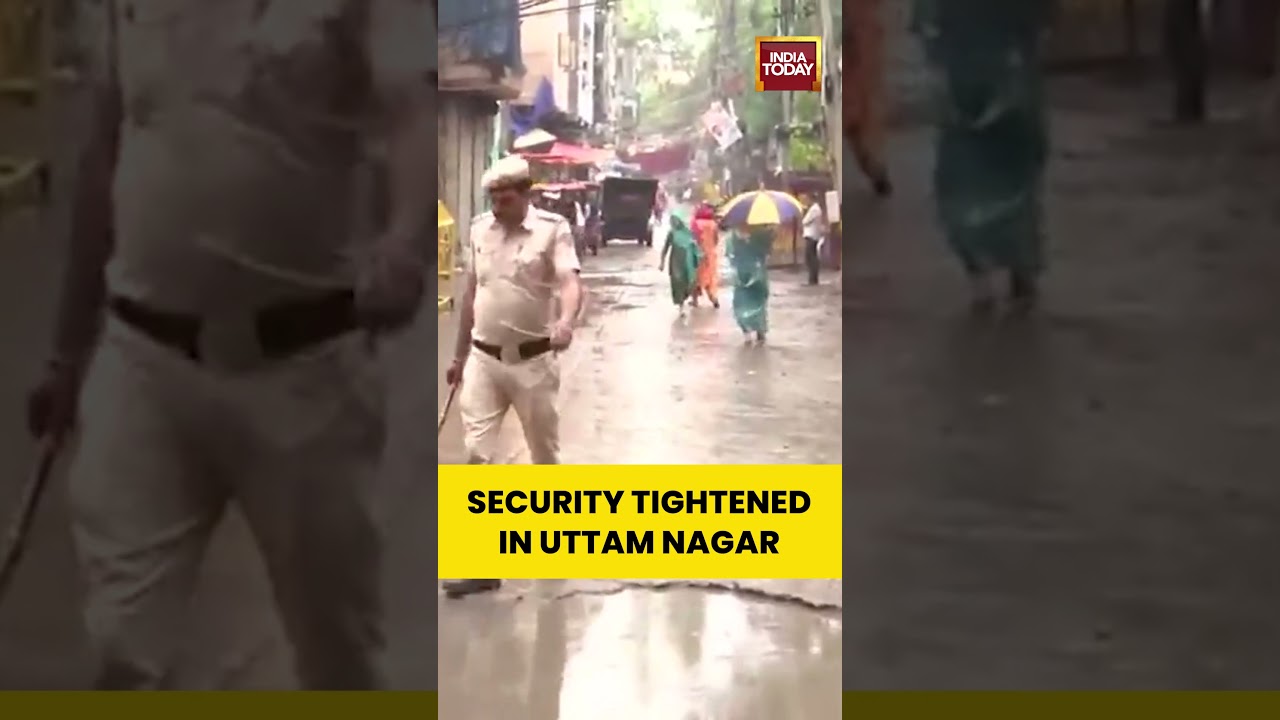 Uttam Nagar: Security Tightened Ahead of Eid Celebrations Following Holi Incident | West Delhi