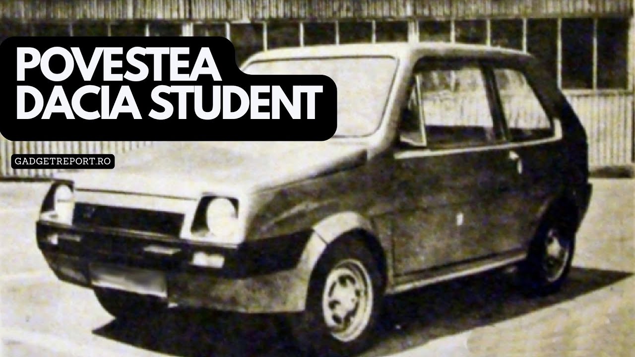 Dacia Student. Mașina ieftină construită în anii ’80, inspirată de celebrul Fiat 500