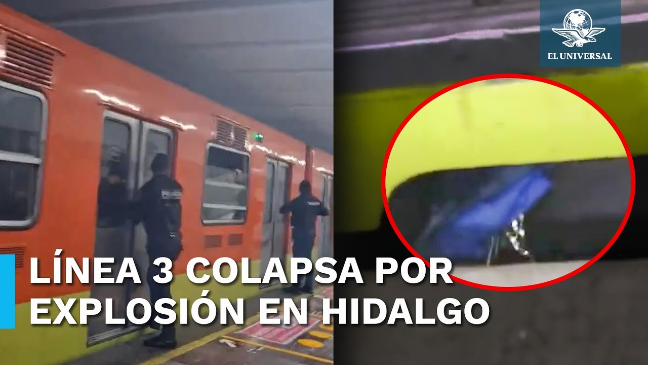 Caos en el Metro de la CDMX por lluvia y explosión en L3 este 1 de julio