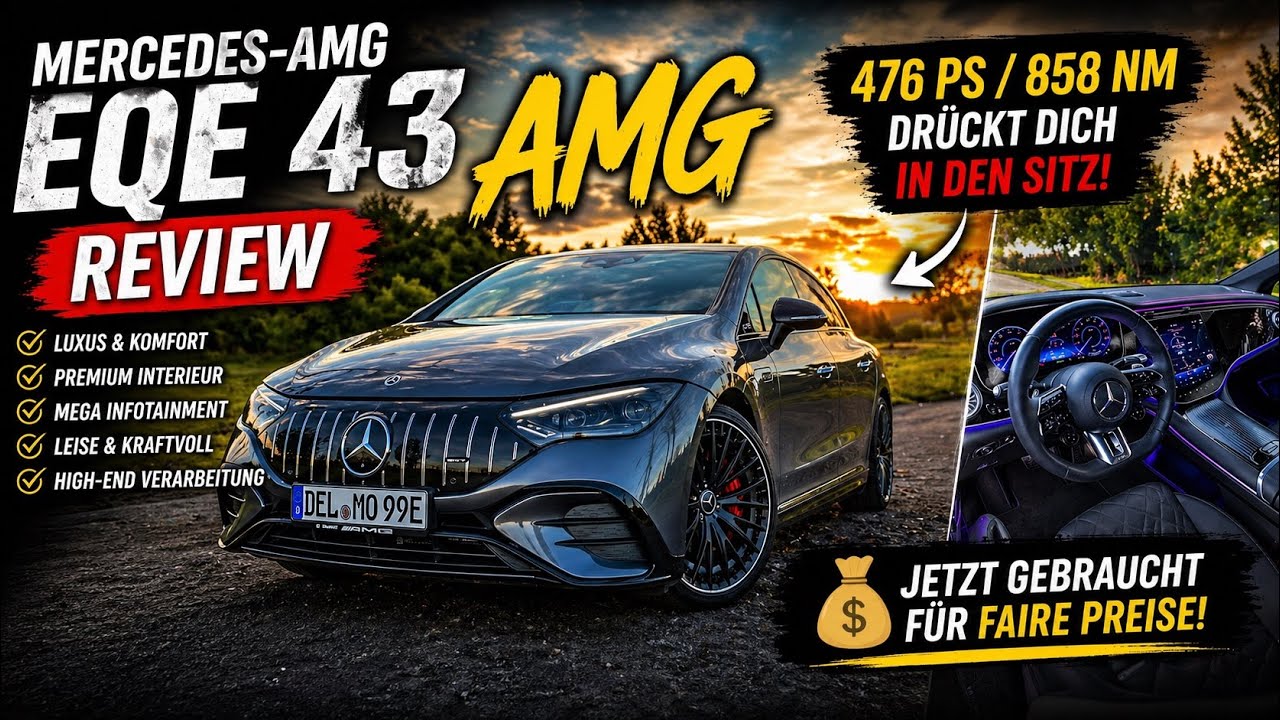 Das beste Elektroauto ? So gut ist der Mercedes EQE43 AMG - Mercedes EQE43 AMG Review 