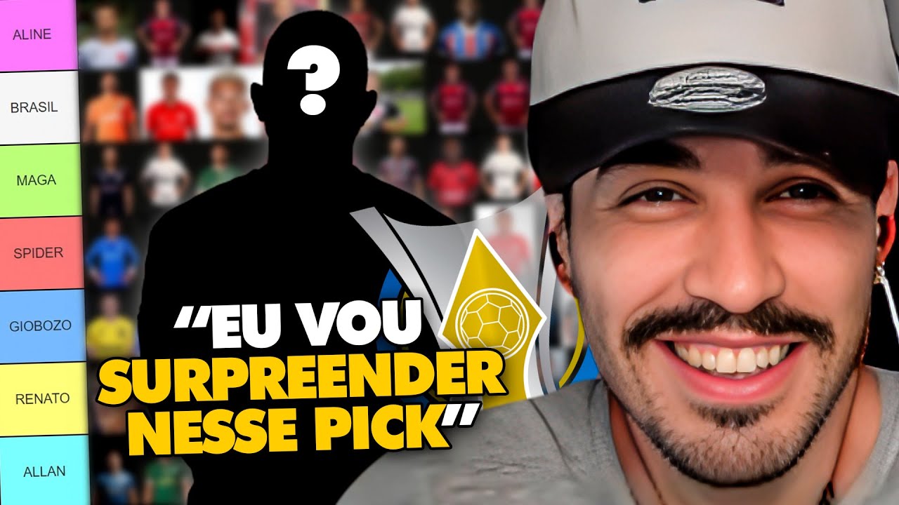 O DRAFT DEFINITIVO DO BRASILEIR&Atilde;O 2024! QUEM FEZ O MELHOR ELENCO? | Clipes do Stag