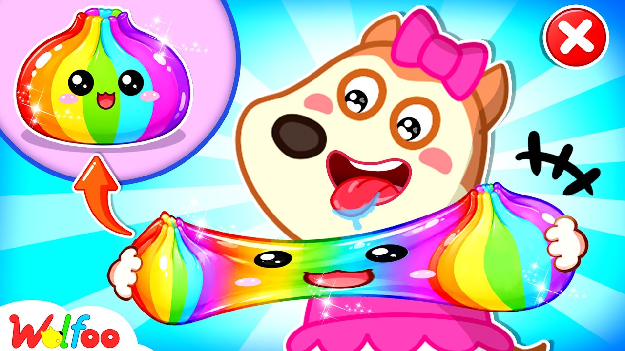 NEW| Lucy Eats a Dumpling Squishy Toy?!🚫 | Toys Are Not Food! | Cartoons Kids | Wolfoo Family