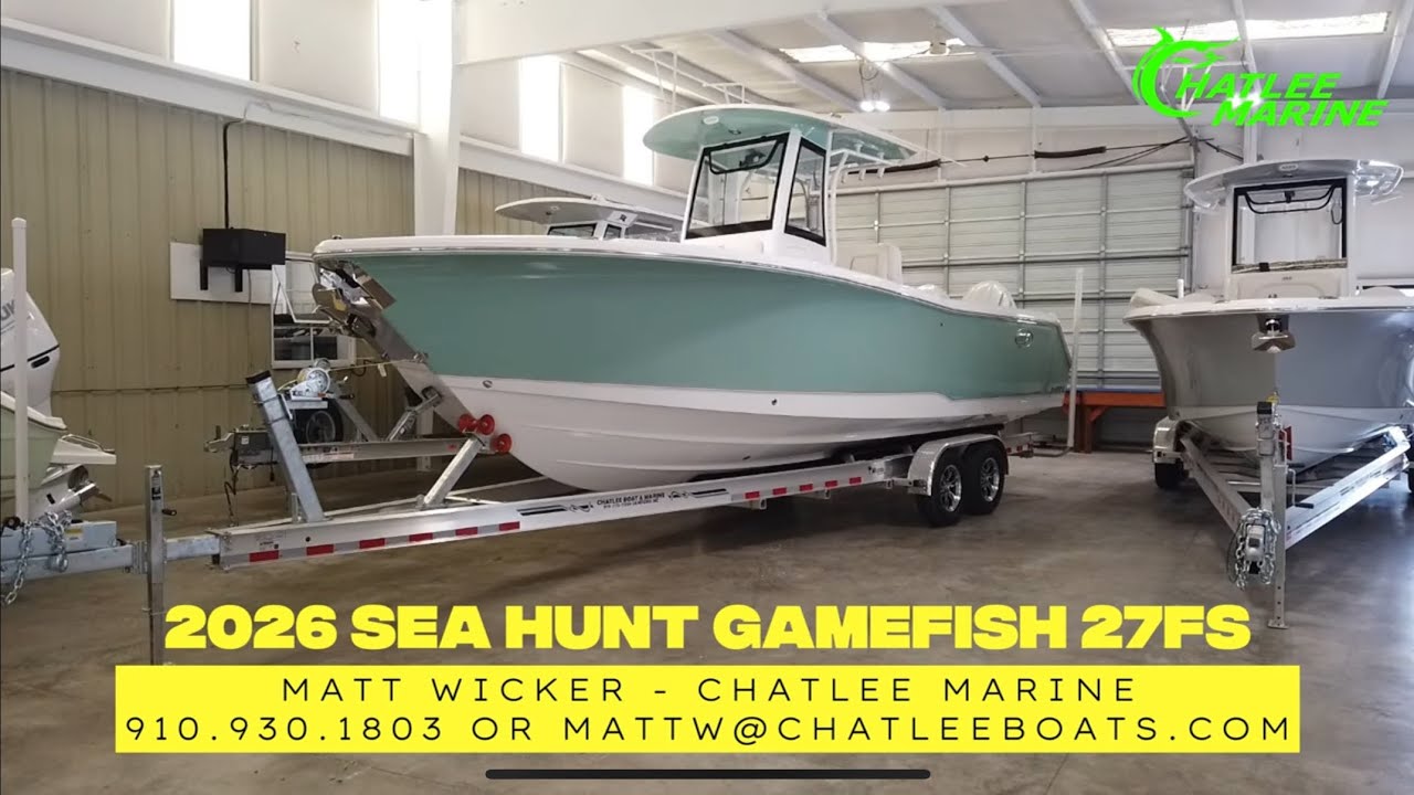 2026 Sea Hunt Gamefish 27 FS! Full Walkthrough! A Boat for Every Budget! Under 182K! On Sale Now!