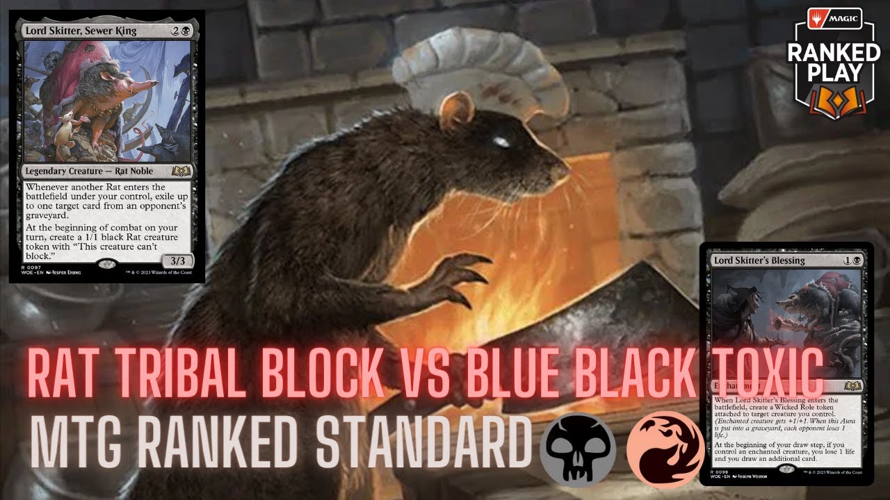 Block Match! Rat Tribal vs Dimir Toxic | Wilds of Eldraine | MTG Arena