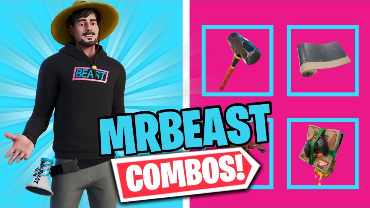 MRBEAST COMBOS | FORTNITE SKIN REVIEW
