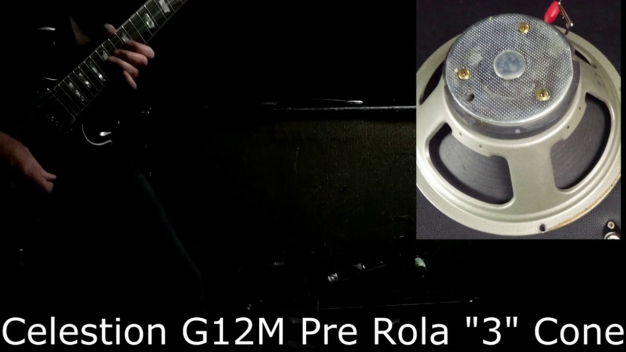 Vintage Pre Rola G12M  12&rdquo; Guitar Speaker Demo &ndash; Marshall 18 Watt TMB Clone &ndash; &rsquo;86 Gibson SG