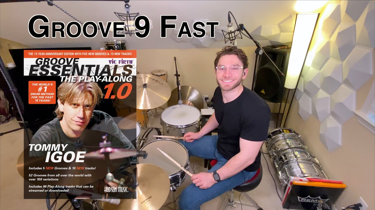 John Bonham Half-time Feel - Groove 9 Fast - Tommy Igoe's Groove Essentials 1.0
